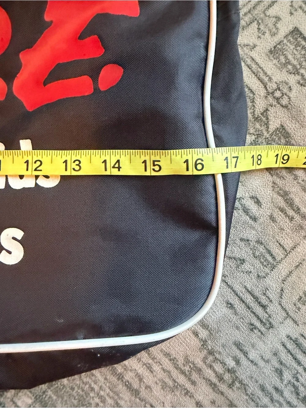 1990s D.A.R.E. program bag laptop briefcase vintage carrier bag